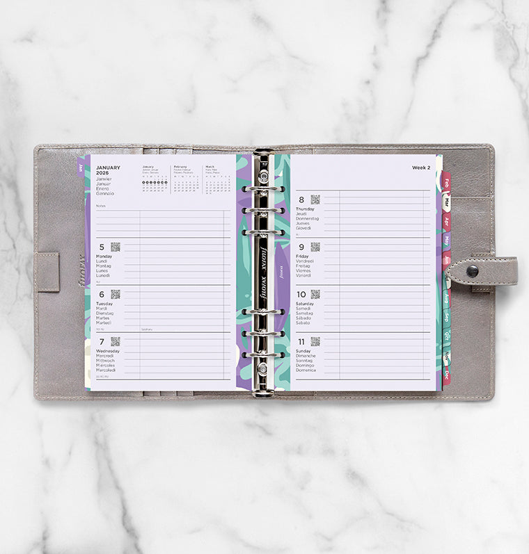Filofax 1 Woche / 2 Seiten Illustrated Diary Pack A5 2026 26-6351