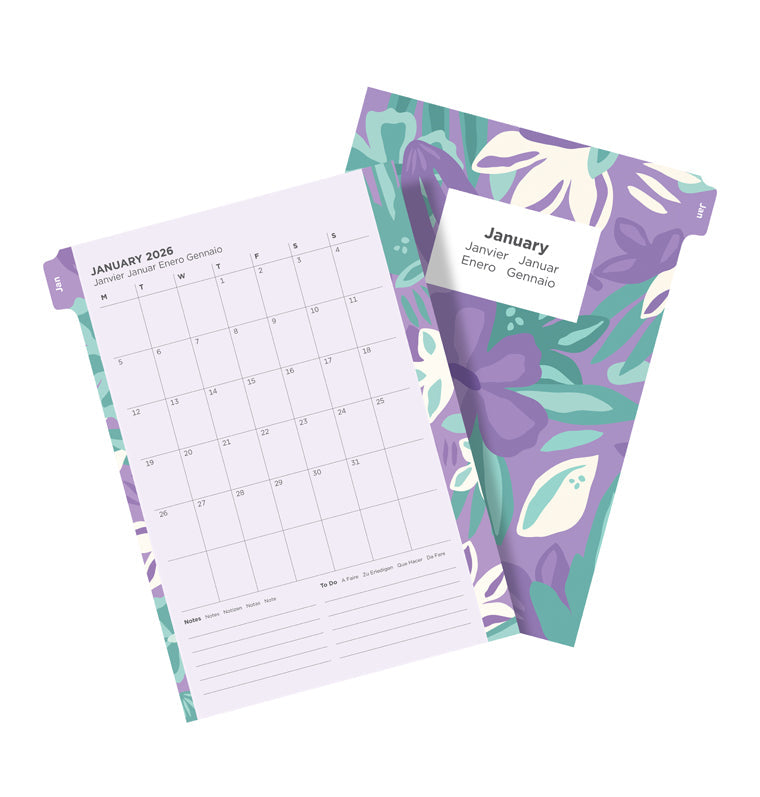 Filofax 1 Woche / 2 Seiten Illustrated Diary Pack A5 2026 26-6351