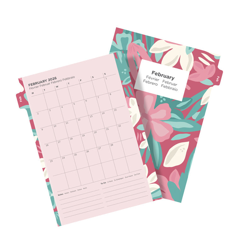 Filofax 1 Woche / 2 Seiten Illustrated Diary Pack A5 2026 26-6351