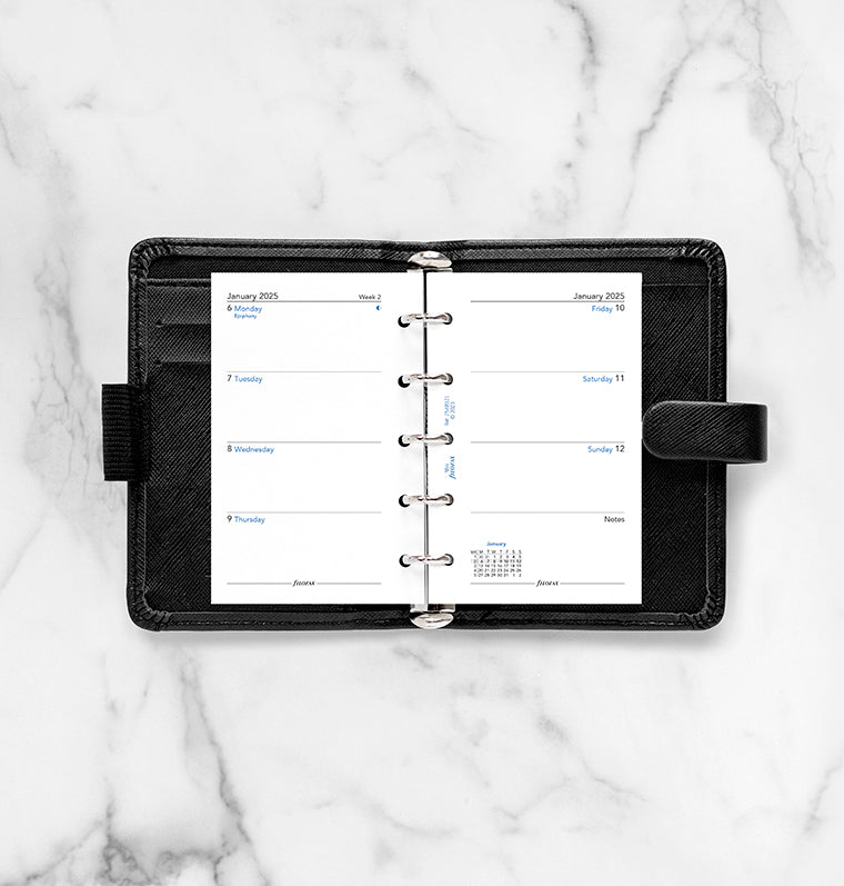 Filofax 1 Woche / 2 Seiten englisch Mini 2026 26-68121