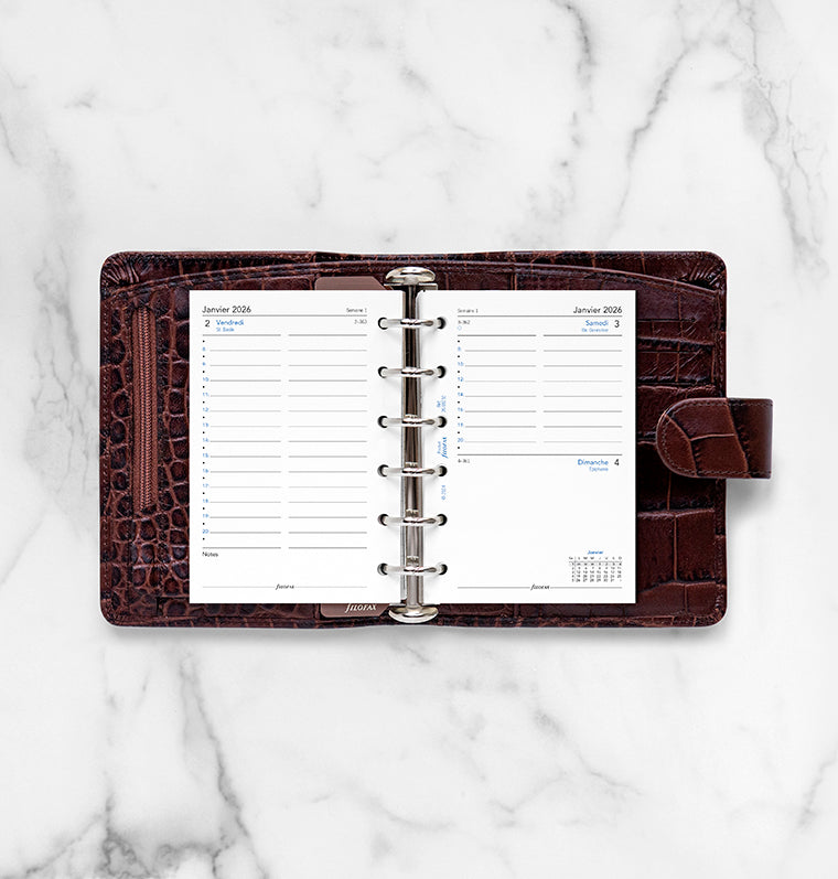Recharge Filofax pour Agenda Un jour par page - Français - 26-68232