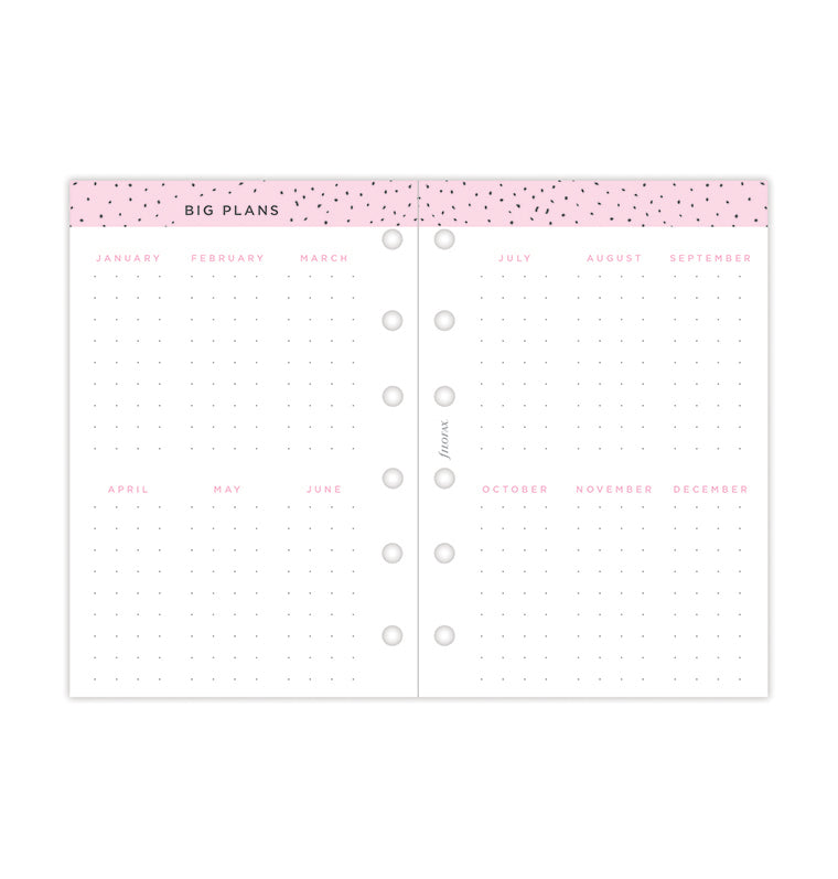 Filofax Confetti Kalender 1 Woche / 2 Seiten Pocket 2026 26-68291
