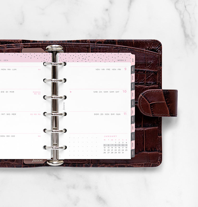 Filofax Confetti Kalender 1 Woche / 2 Seiten Pocket 2026 26-68291