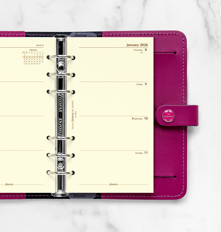 Filofax 1 Woche / 2 Seiten englisch Personal 2026 26-68424