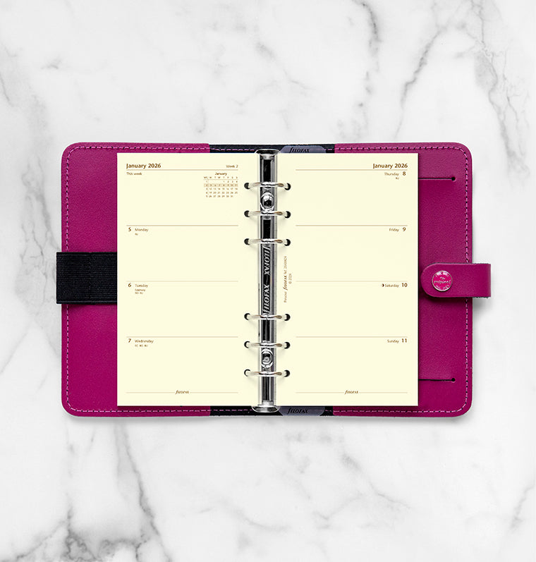 Filofax 1 Woche / 2 Seiten englisch Personal 2026 26-68424