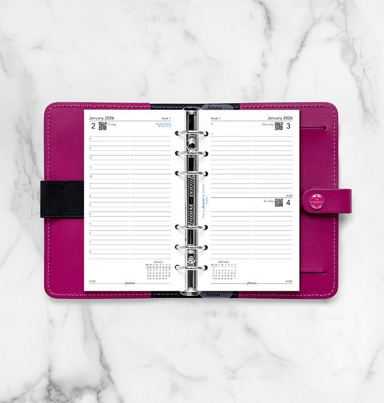 Filofax 1 Tag / 1 Seite englisch Personal 2026 26-68441