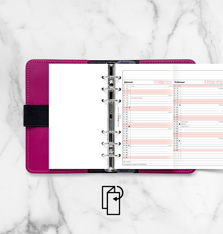 Jahresplaner deutsch Personal 2026 Filofax 26-68476