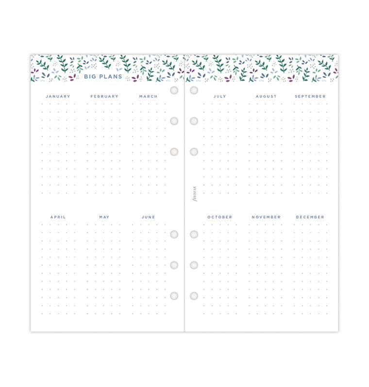 Filofax Garden Kalender 1 Woche / 2 Seiten Personal 2026 26-68492