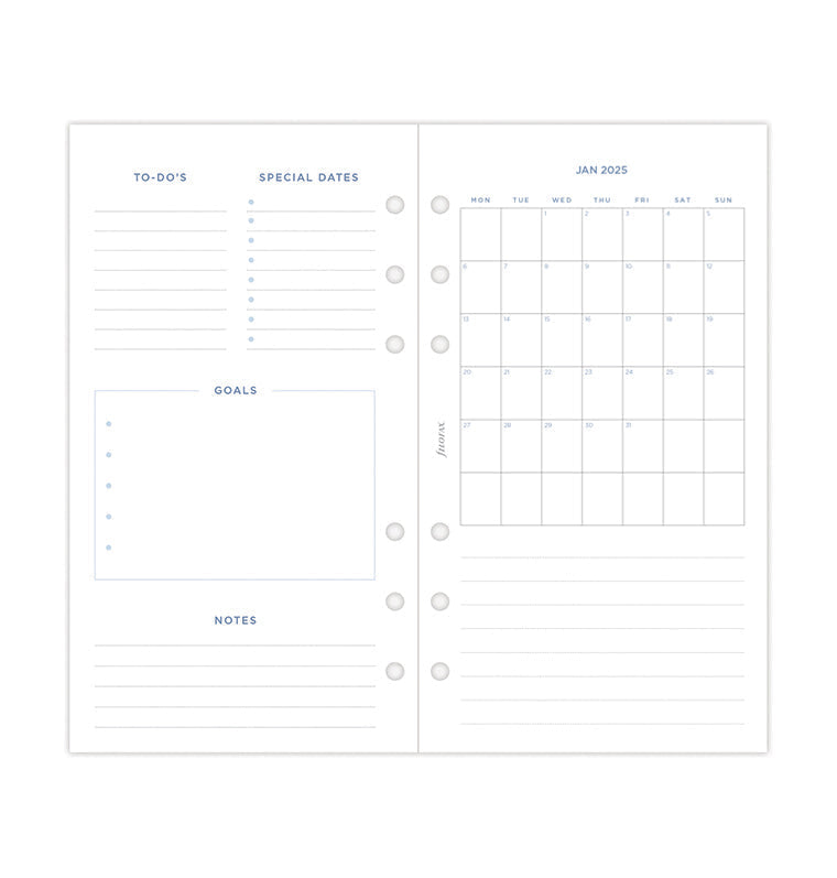 Filofax Garden Kalender 1 Woche / 2 Seiten Personal 2026 26-68492