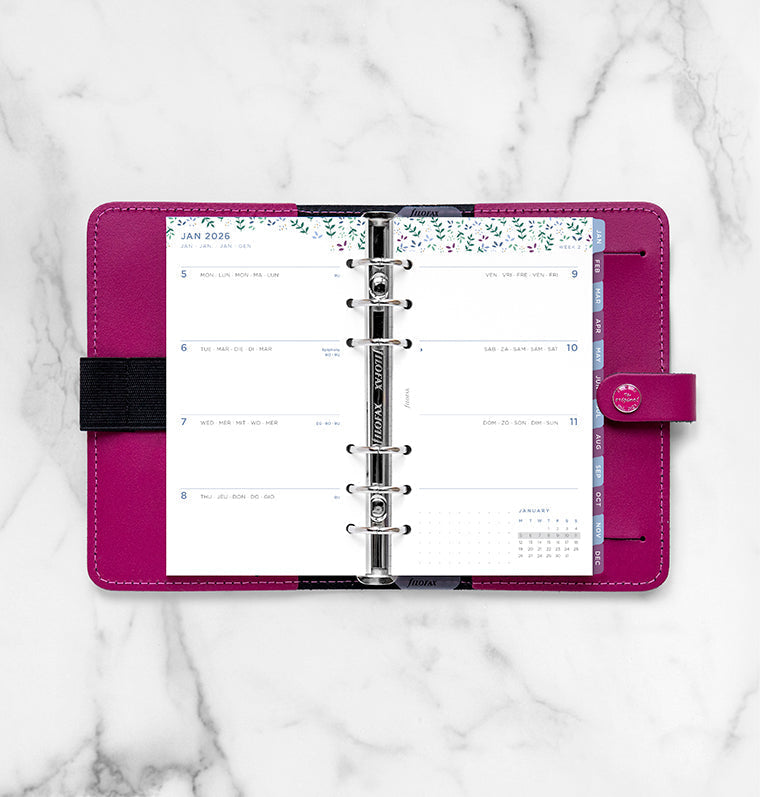 Filofax Garden Kalender 1 Woche / 2 Seiten Personal 2026 26-68492