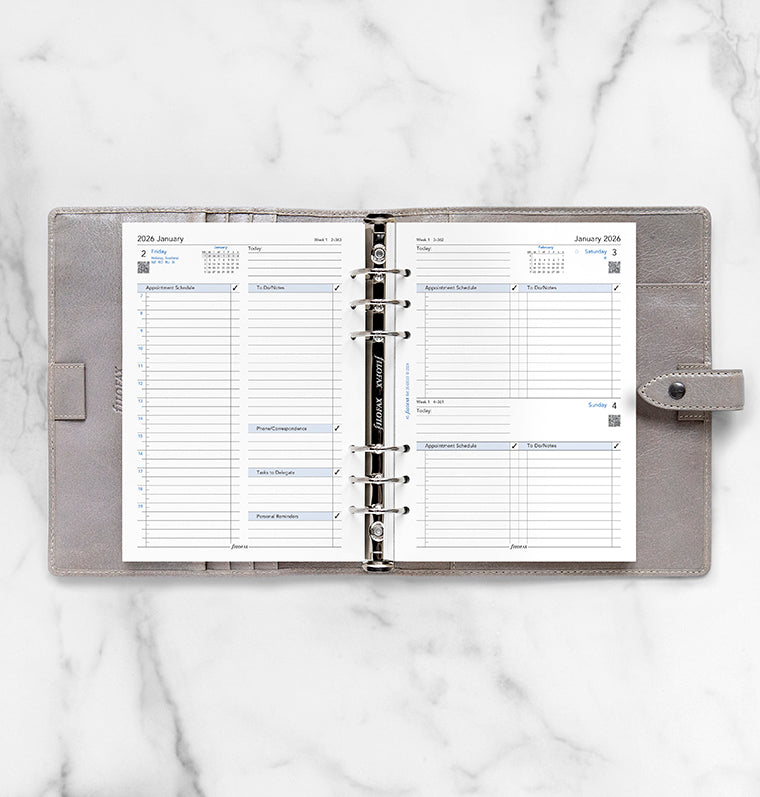 Filofax 1 Tag / 1 Seite englisch A5 2026 26-68519