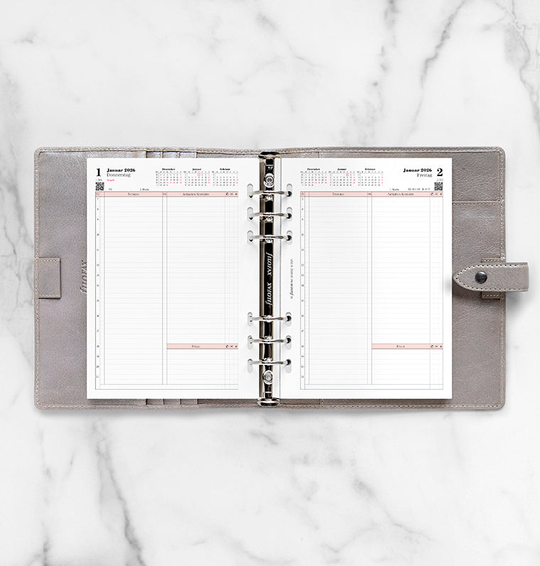 Filofax 1 Tag / 1 Seite Professional deutsch A5 2026 26-68552