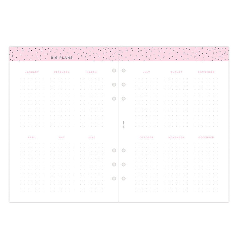 Filofax Confetti Kalender 1 Woche / 2 Seiten A5 2026 26-68591
