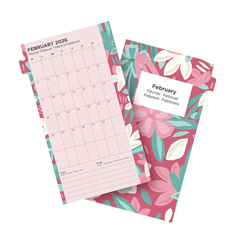 Filofax 1 Woche / 2 Seiten Illustrated Diary Pack Personal 2026 26-6341