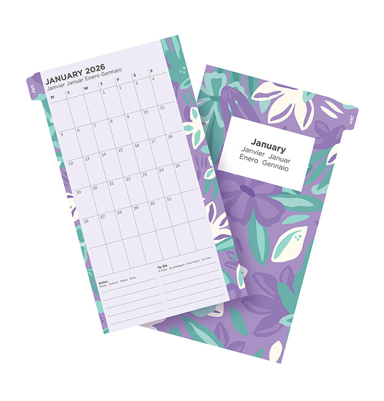 Filofax 1 Woche / 2 Seiten Illustrated Diary Pack Personal 2026 26-6341