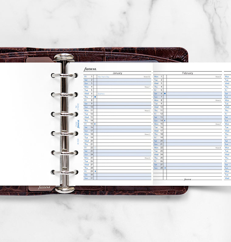 Filofax Jahresplaner englisch Pocket 2027 27-68202