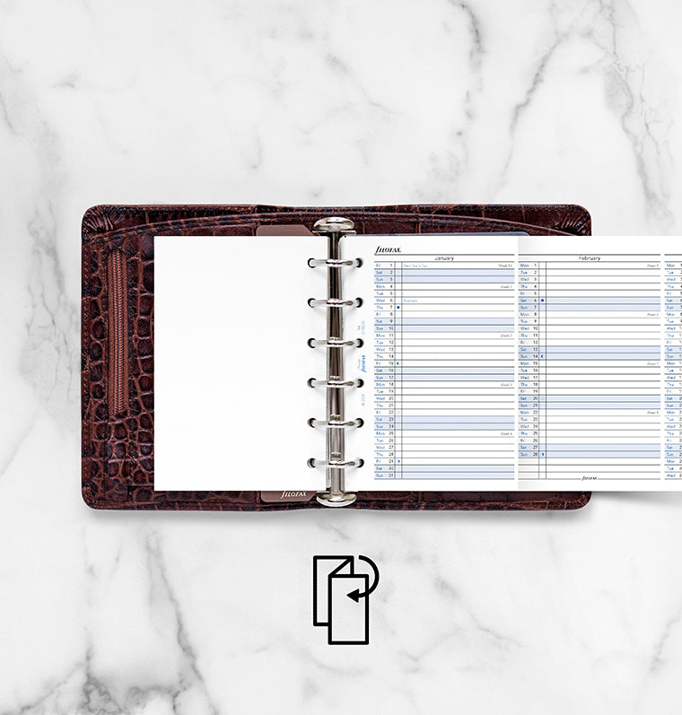 Filofax Jahresplaner englisch Pocket 2027 27-68202