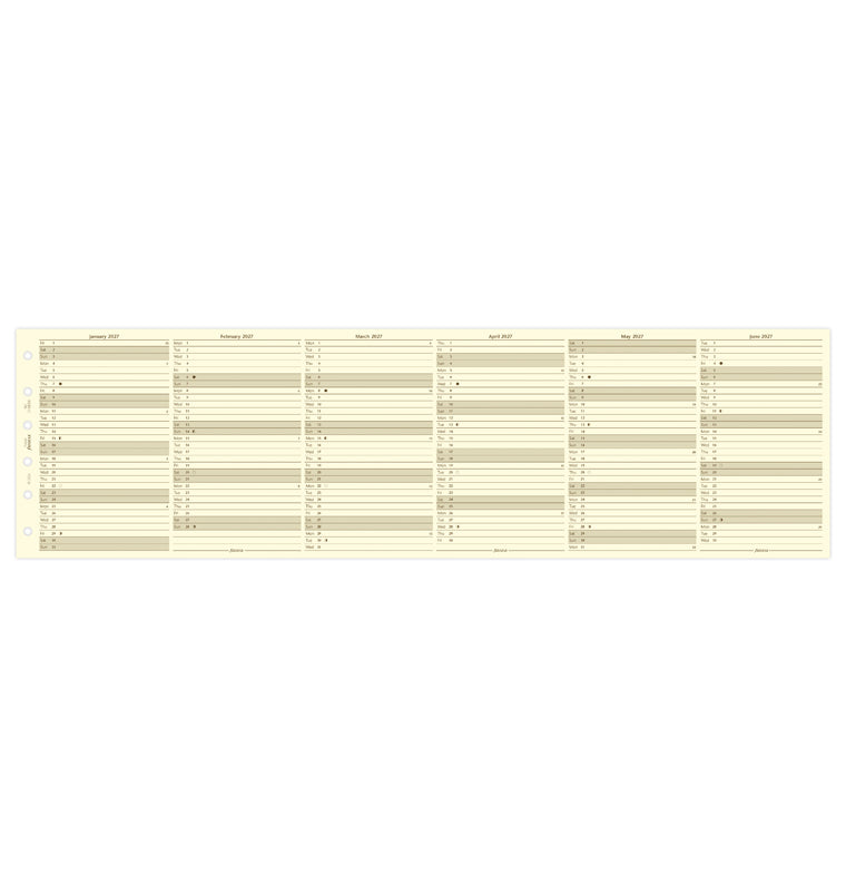 Filofax Jahresplaner englisch Pocket 2027 27-68208