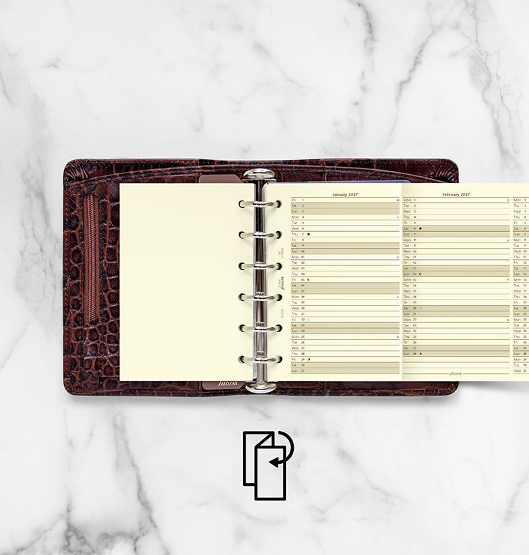 Filofax Jahresplaner englisch Pocket 2027 27-68208