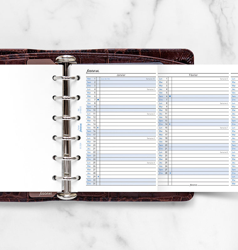 Planning Annuel Vertical Filofax 2027 27-68233