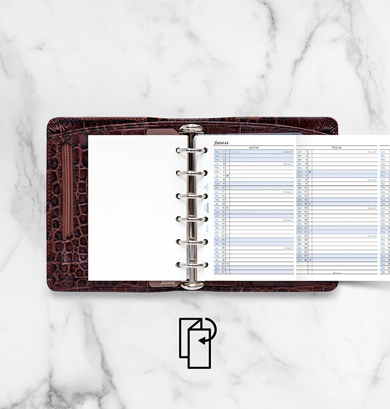 Planning Annuel Vertical Filofax 2027 27-68233