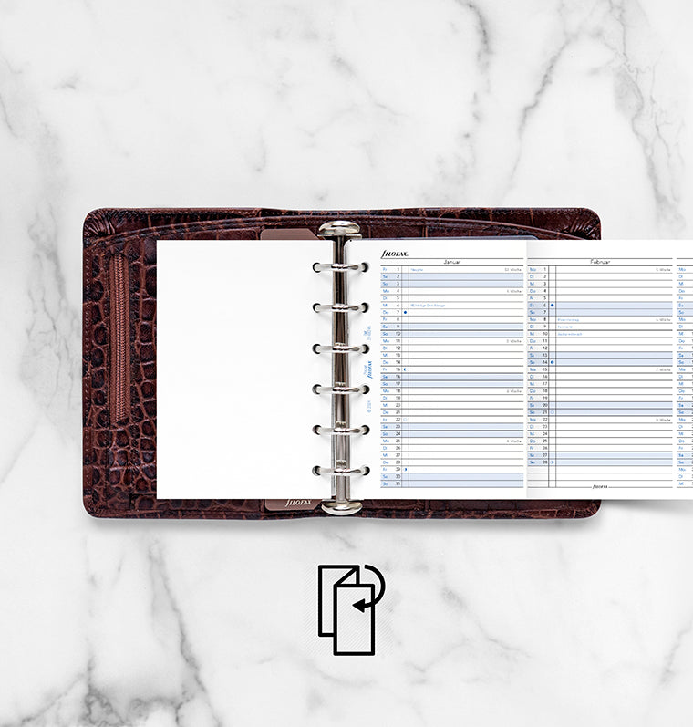 Filofax Jahresplaner deutsch Pocket 2027 27-68245