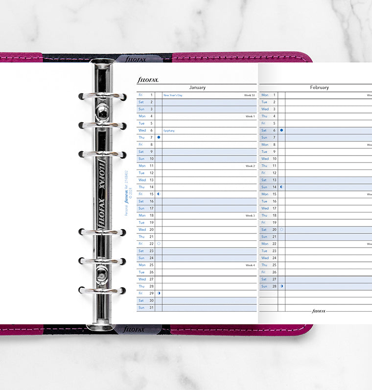 Filofax Jahresplaner englisch Personal 2027 27-68402