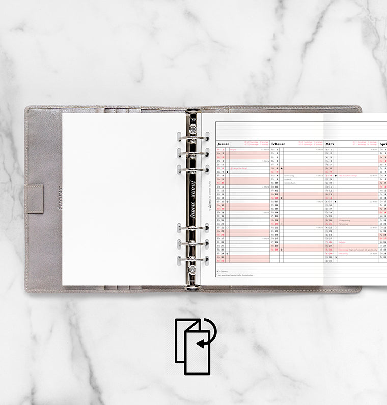 Filofax Jahresplaner deutsch A5 2027 27-68554
