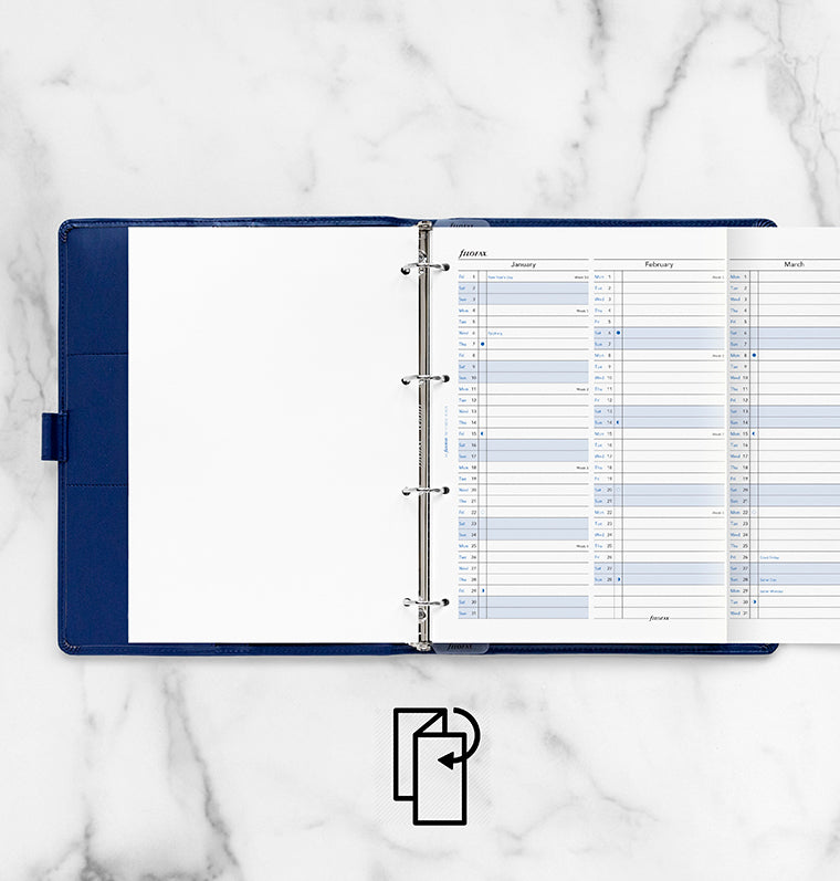 Filofax Jahresplaner englisch A4 2027 27-68702