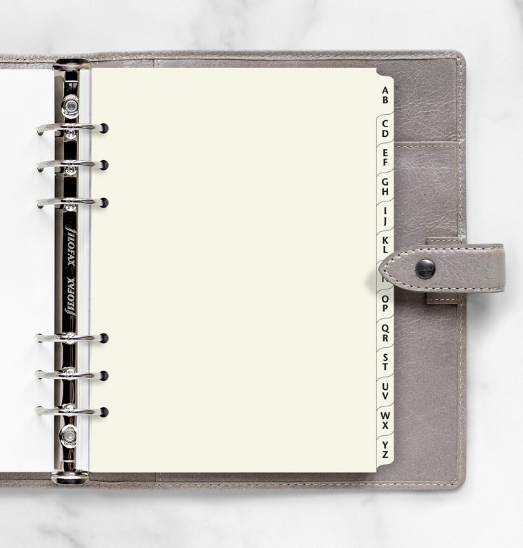A-Z Register Cream - A5