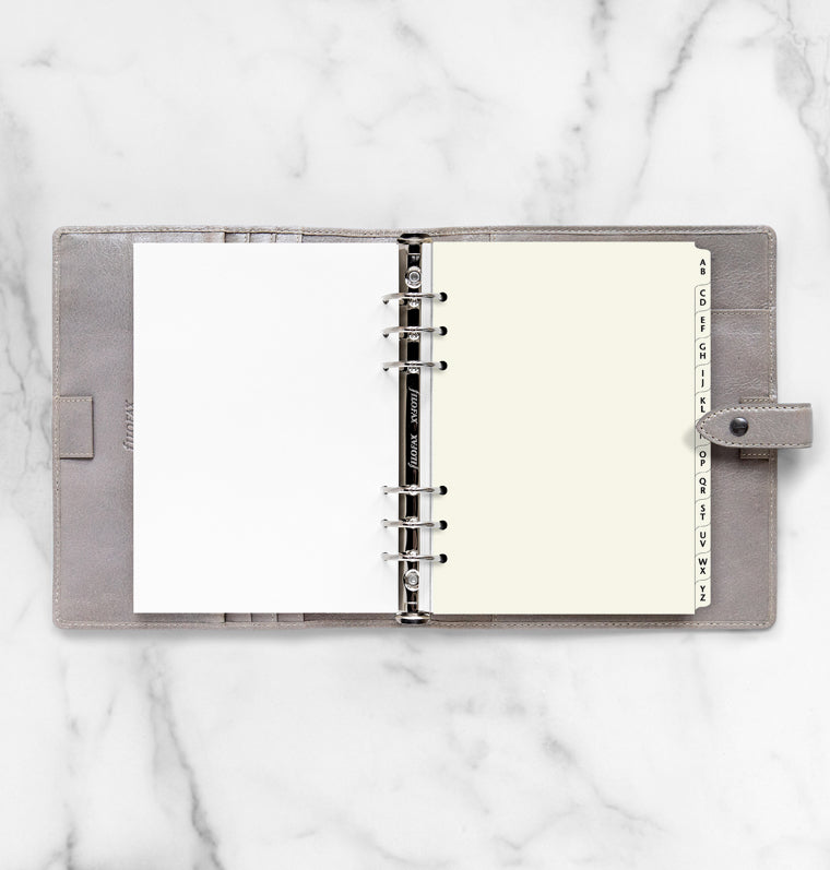 A-Z Register Cream - A5