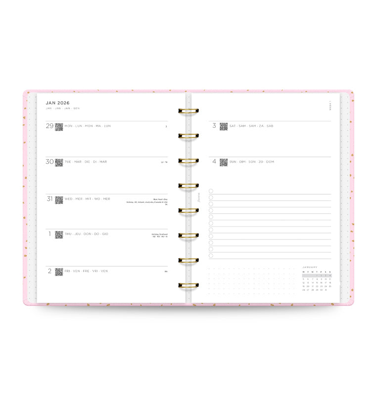 26-68298, Confetti A5 Planer Rose Quartz 2026