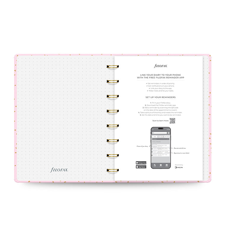 Confetti A5 Planer Rose Quartz 2025