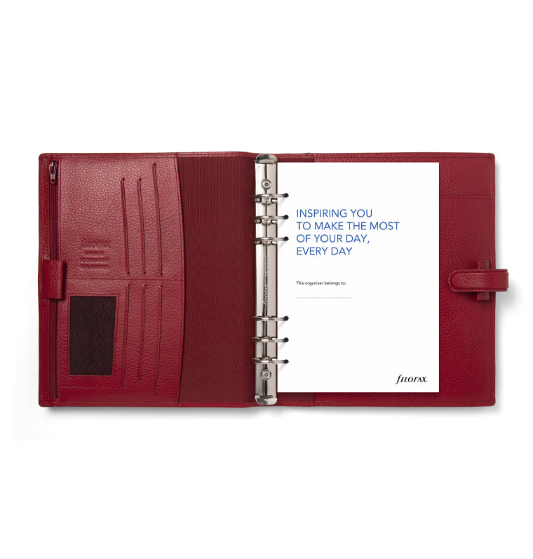 Finsbury A5 Organiser Scarlet 