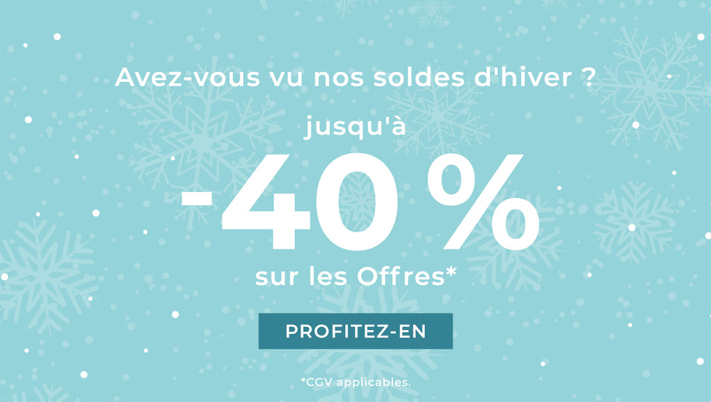 Soldes d'hiver - maintenant jusqu'à -40 %