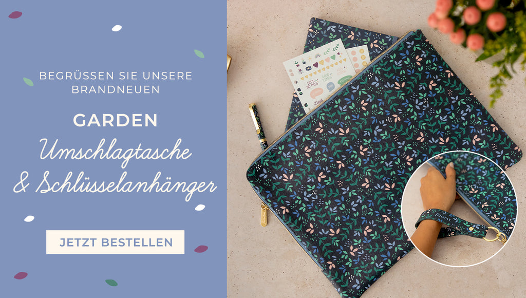 Neue - Garden Schlüsselanhänger  & Umschlagtasche!