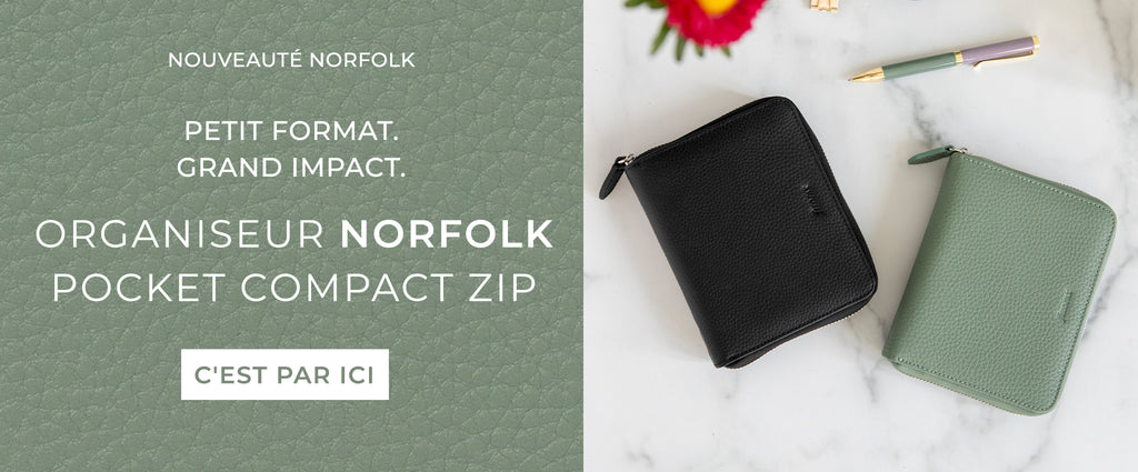 Nouveau: Organiseur Norfolk Compact Zip