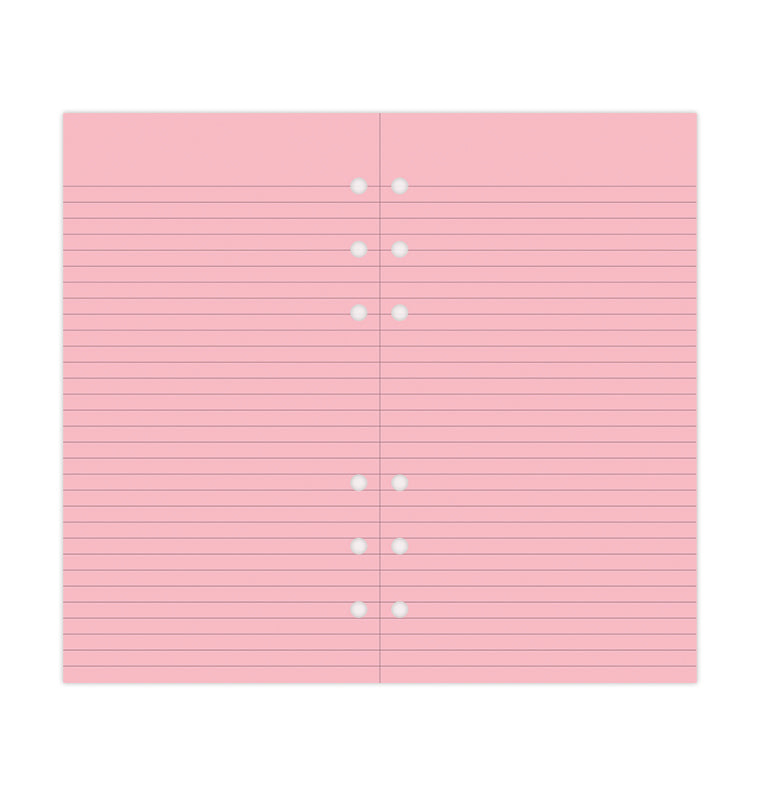 Notizpapier pink liniert, 20 Blatt - Personal
