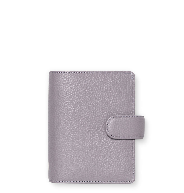 Filofax Norfolk Pocket Leather Organiser in Lavender